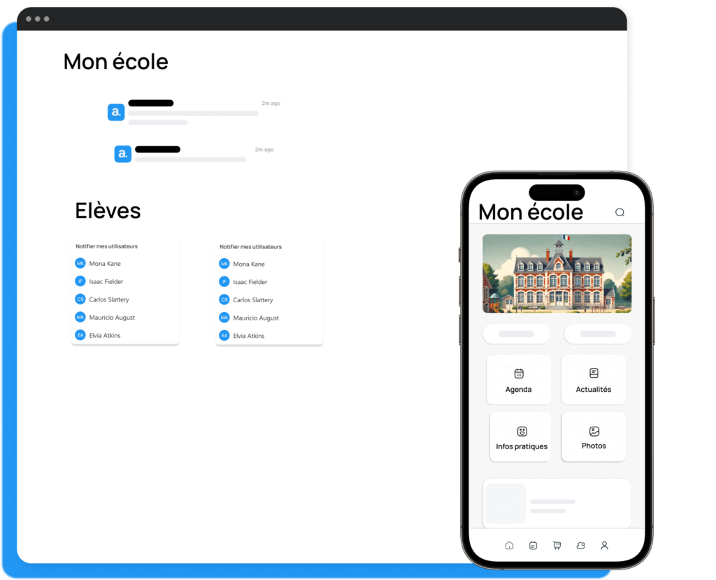 Application mobile pour votre école